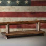 10-8 Woodworks Walnut Baton display (table top)